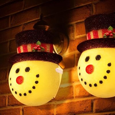 Φωτεινά καλύμματα χιονάνθρωπου | SNOWKO