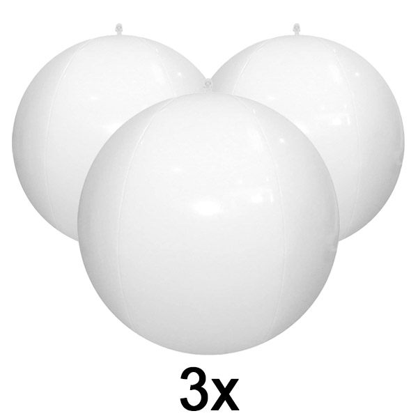 3x Φουσκωτά πλωτά φώτα πισίνας | POOLGLO