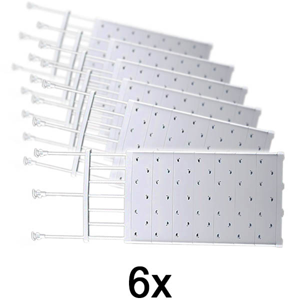 6x Ραφιέρα Αποθήκευσης Επεκτεινόμενη | SHELFEXPEND