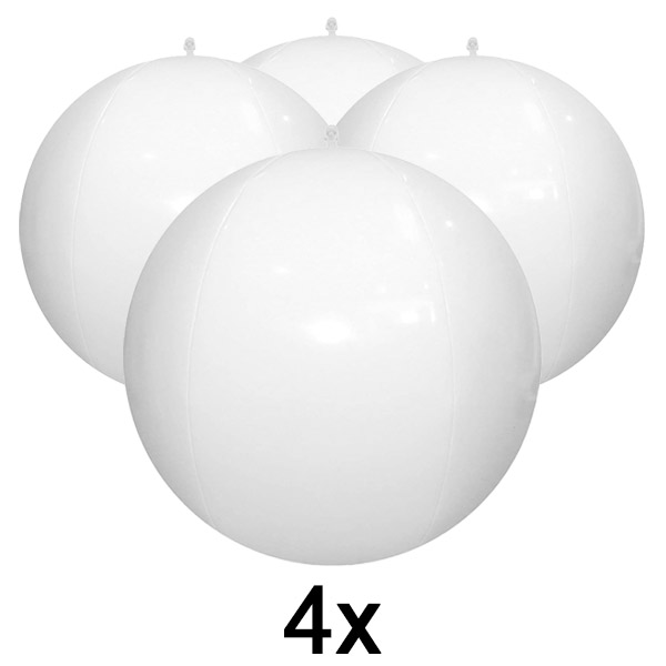 4x Φουσκωτά πλωτά φώτα πισίνας | POOLGLO