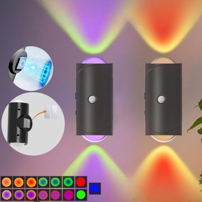 Έξυπνο φωτιστικό τοίχου με ανίχνευση κίνησης (2 τεμ.) | AURAWALL